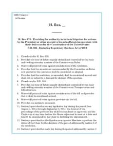 United States Constitution / War Powers Resolution / Standing Rules of the United States Senate /  Rule XIV / Oklahoma Legislature / Standing Rules of the United States Senate / Government / Article One of the United States Constitution