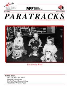 Summer Edition  June 2002 PARATRACKS