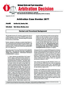 National Grain and Feed Association[removed]Eye St., N.W., Suite 1003, Washington, D.C[removed]Phone: ([removed], FAX: ([removed], E-Mail: [removed], Web Site: www.ngfa.org  September 20, 2013