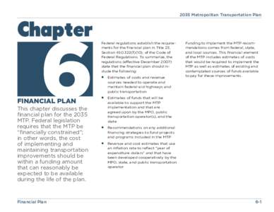 2035 Metropolitan Transportation Plan  Chapter 6