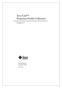 Java Card System Protection Profile Collection