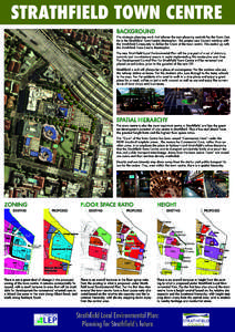 STRATHFIELD TOWN CENTRE BACKGROUND The strategic planning work that informs the new planning controls for the Town Centre is the Strathfield Town Centre Masterplan. This project saw Council working with the Strathfield C