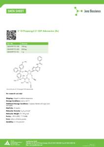 2’-O-Propargyl-3’-CEP Adenosine (Bz)  Cat. No. Amount
