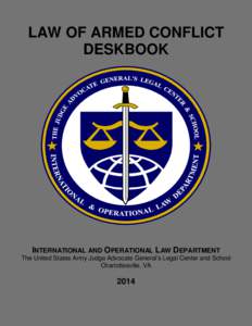 Law of Armed Conflict Deskbook, 2014