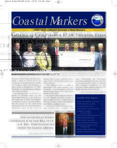 Coastal Markers  Spring 09.qxp:9848 DMR Letter Volume 12, Issue 3