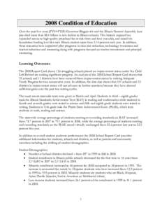 No Child Left Behind Act / Illinois / Libertyville District 70 / Achievement gap in the United States / Education / Education in Illinois / Illinois Standards Achievement Test