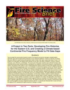 Biology / Fire / Physical geography / Wildfires / Wildland fire suppression / Wildfire / Fire ecology / Climate / Global climate model / Ecological succession / Atmospheric sciences / Science