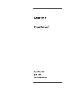 Chapter 1  Introduction Tier II Final EIS