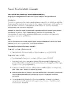 Management / Water waves / Warning systems / Earthquake engineering / Natural hazards / Indian Ocean earthquake and tsunami / Earthquake / Tsunamis in lakes / NOAA Center for Tsunami Research / Physical oceanography / Tsunami / Oceanography