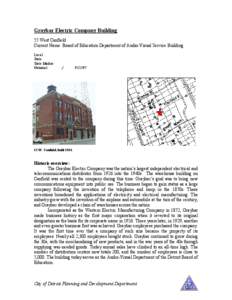 Michigan / Western Electric / Geography of the United States / Detroit / Canfield / Graybar Electric Company / Geography of Michigan / National Register of Historic Places in Michigan