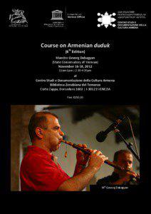 Course on Armenian duduk (6th Edition) Maestro Gevorg Dabagyan