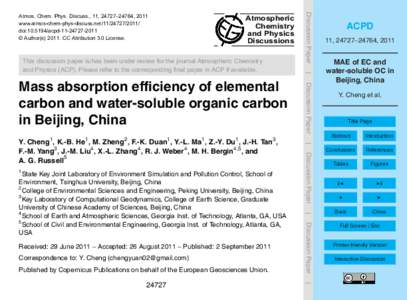 Atmospheric Chemistry and Physics Discussions  |