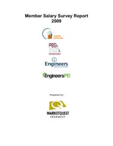 Member Salary Survey Report 2009 Prepared by:  TABLE OF CONTENTS