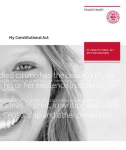 My Constitutional Act MY CONSTITUTIONAL ACT WITH EXPLANATIONS