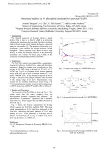 Materials science / Science / Physics / 2-Pentanol / Extended X-ray absorption fine structure / X-ray absorption fine structure / Phosphide / 1-Pentanol / Pentane / Chemistry / Condensed matter physics / Environmental chemistry