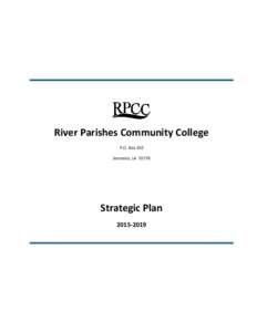 River Parishes Community College Strategic Plan[removed])