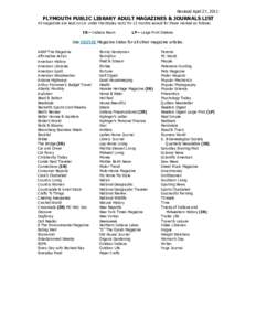 Microsoft Word - Adult_Magazine_List.doc