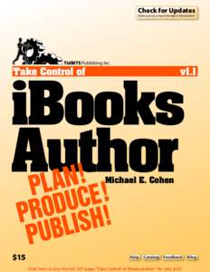 Take Control of iBooks Author (1.1)