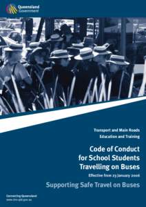 Code of Conduct for School Students Travelling on Buses