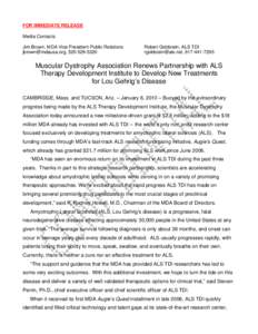 Motor neurone disease / Rare diseases / Amyotrophic lateral sclerosis / Muscular Dystrophy Association / ALS Society of Canada / Sean F. Scott / ALS Therapy Development Institute / Health / Augie Nieto