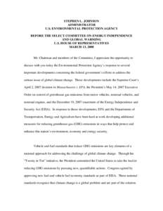 Air pollution in the United States / Emission standards / Climate change policy in the United States / Air pollution / Massachusetts v. Environmental Protection Agency / United States Environmental Protection Agency / Clean Air Act / Twenty In Ten / Air quality law / Environment / Energy in the United States / Earth