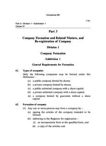 Companies Bill C281 Part 3—Division 1—Subdivision 1 Clause 61  Part 3