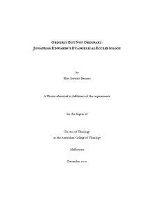 Christian philosophy / Christian theologians / Ecclesiology / Jonathan Edwards / Puritan / Grace / Protestant Reformation / Sinners in the Hands of an Angry God / Evangelicalism / Christianity / Christian theology / Protestantism