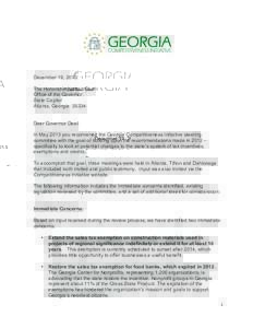 Public economics / Georgia Department of Economic Development / Georgia Chamber of Commerce / Sales tax / Tax credit / Value added tax / Tax incentive / Tax / Special-purpose local-option sales tax / Georgia / Taxation / State governments of the United States