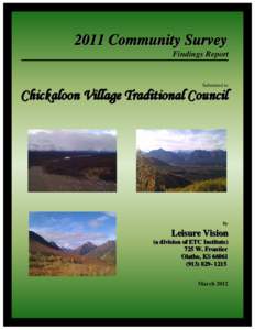 Microsoft Word - Chickaloon Cultural Eco FINAL Survey - Nov 16, 2011