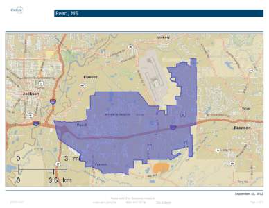 Pearl, MS  September 10, 2012 ©2012 Esri  Made with Esri Business Analyst