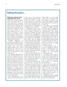 iv  June 2010 Taking Account... BEA paper explores tradeweighted import costs