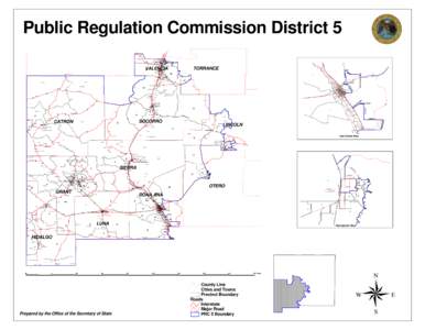 Public Regulation Commission District 5 . , 25  #