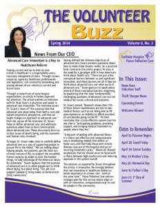 The Volunteer  Buzz Spring 2014