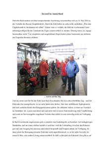 Ins und im Ammerland Dreizehn Radwanderer mit ihrer entsprechenden Ausrüstung versammelten sich am 24. Mai 2016 in der Vorhalle des Bremer Hauptbahnhofs. Durch die Zahl ließen sie sichs nicht verdrießen: „Was eine U