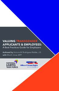 LGBT rights in the United States / Employment discrimination / Gender studies / Genderqueer / Prejudices / Employment Non-Discrimination Act / Transgender / National Center for Transgender Equality / Sexism / Equal Employment Opportunity Commission / Discrimination / Transgender inequality