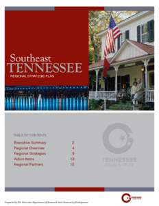 Southeast  TENNESSEE REGIONAL STRATEGIC PLAN  TABLE OF CONTENTS