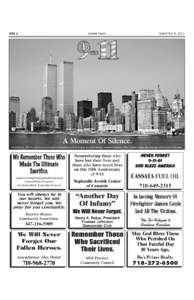 Canarsie Courier  WTC 2 September 8, 2011