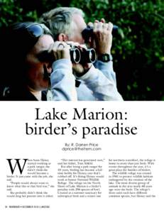 Lake Marion: birder’s paradise By: R. Darren Price [removed]  W