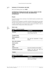 GREATER DANDENONG PLANNING SCHEME[removed]C80  SCHEDULE 4 TO THE SPECIAL USE ZONE