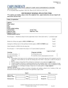 Microsoft Word - Booking form,declaration & conditions of hire.doc