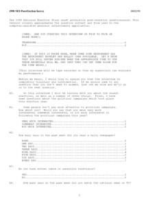 1998 NES Post-Election SurveyThe 1998 National Election Study draft production post-election questionnaire: This version closely approximates the question content and flow used in the