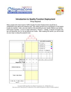 Microsoft Word - Introduction to Quality Function Deployment.doc