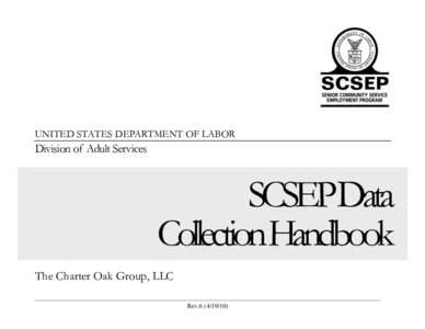 UNITED STATES DEPARTMENT OF LABOR  Division of Adult Services SCSEPData CollectionHandbook