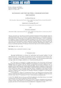 bs_bs_banner  Review of Income and Wealth Series 60, Number 1, March 2014 DOI: [removed]roiw.12101