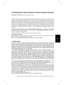 Sociology / Participatory action research / Participatory design / Action research / Human–computer interaction / Sociotechnical system / Cooperative inquiry / Research / Learning / Science