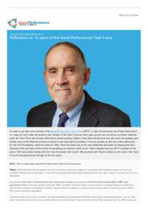 Read in your browser  Interview with Frank DeGiovanni: Reflections on 10 years of the Social Performance Task Force