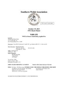 Southern Welsh Association  SWA Logo by Lynda Smith October 19, 2013 SWA Beach Haunt