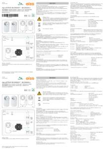 aizo ag www.aizo.com DEUTSCH Funktion und Verwendungszweck Der schwarze Zwischenstecker (Gruppe wahlweise gelb, grau ...) ist für den steckbaren Anschluss großer Lampenlasten oder großer elektrischer Verbraucher vorge