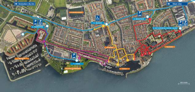 Amsterdam 18,5 km  Edam 3 km FC Volendam Stadion