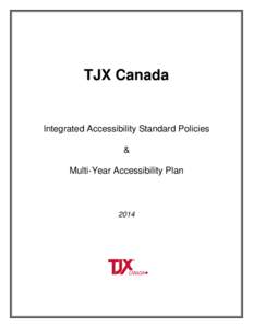 TJX Canada Accessibility Standards Policies